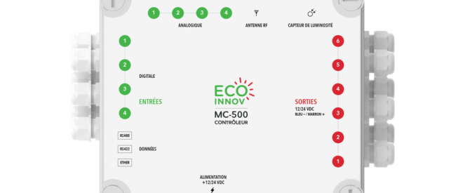 Contrôleur LED plots signalisation très basse tension Eco-Innov MC-500