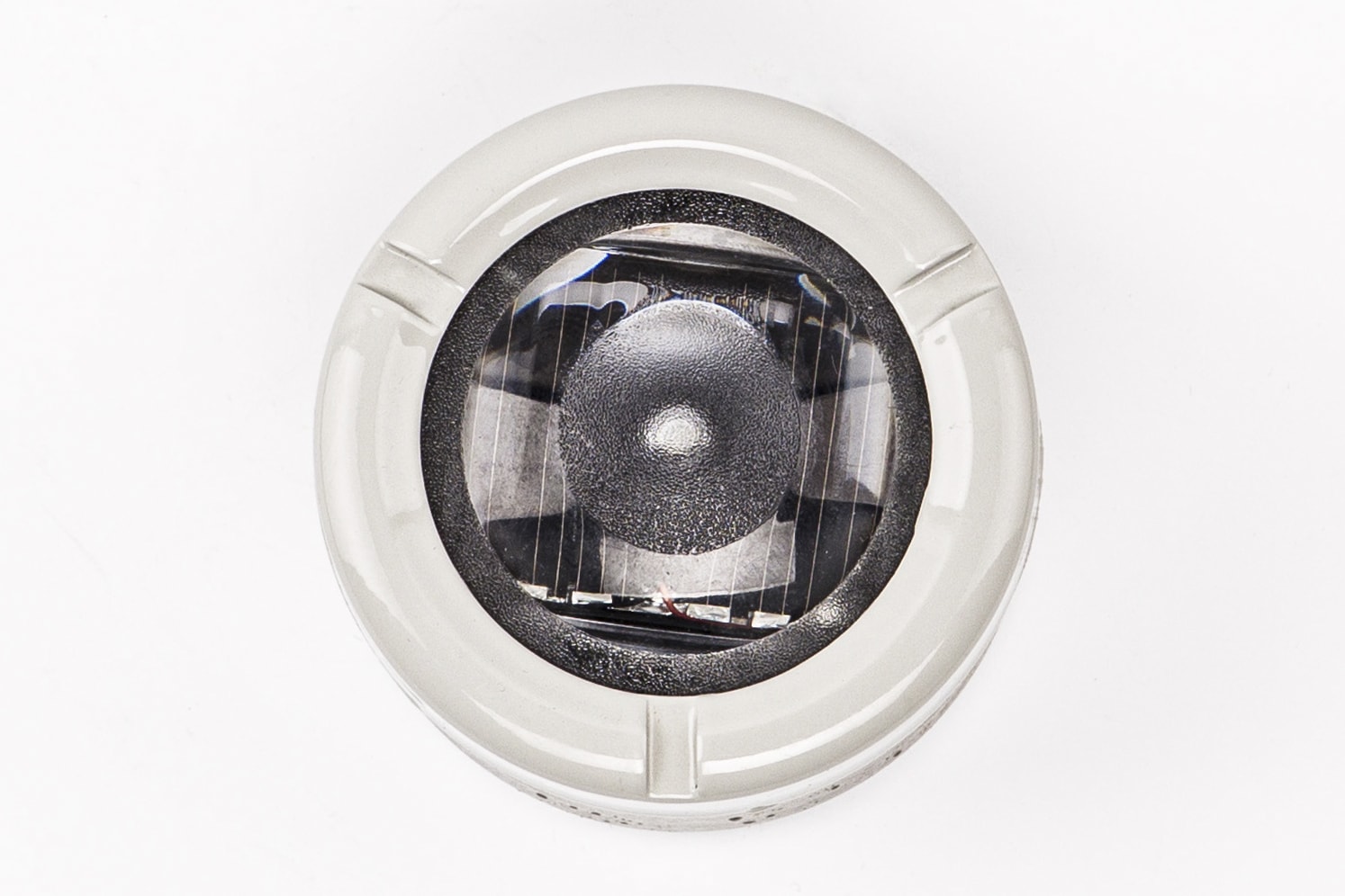Point lumineux à LED décoratif, solaire et compact, ECO-57 RAL7044