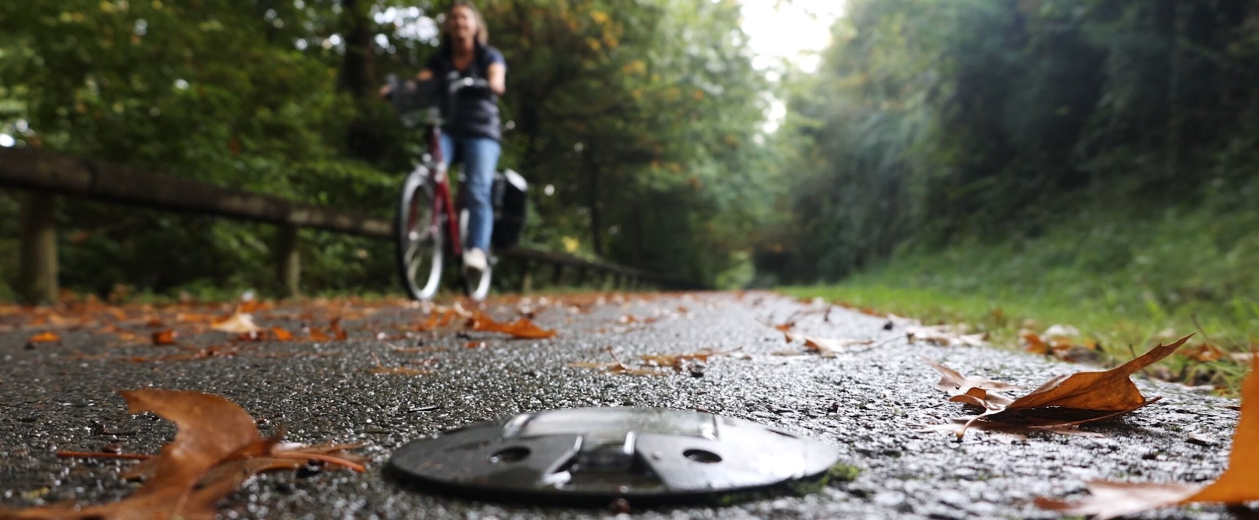 Safety beaconing on cycling route: la Vélodyssée