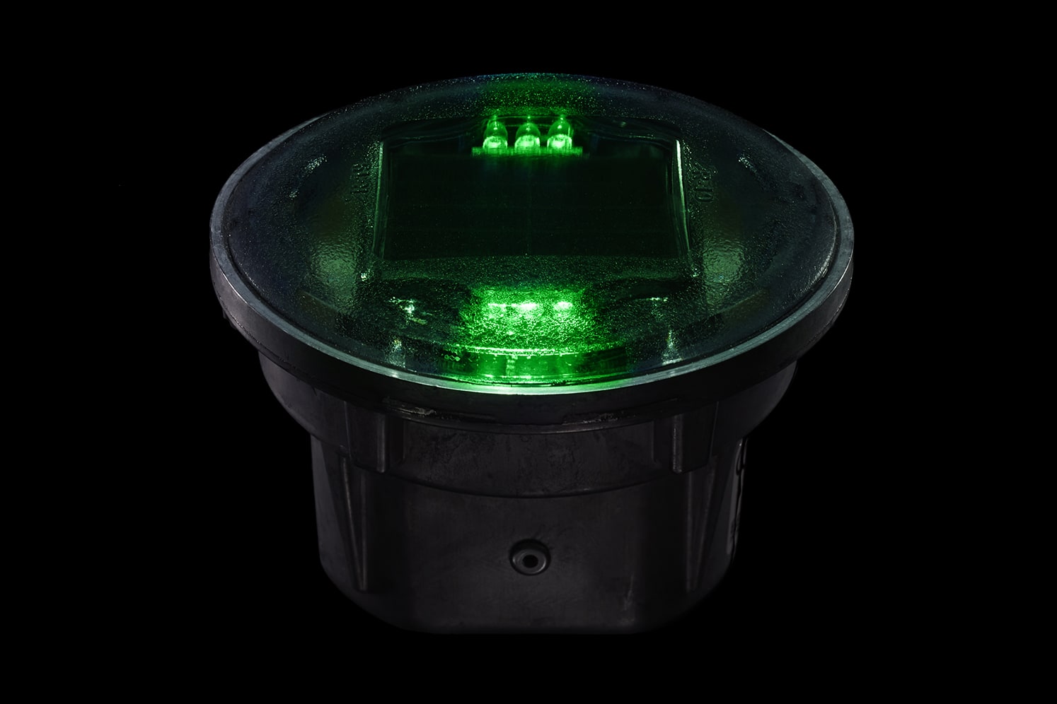 Balisage lumineux solaire zones piétonnes et cyclables - ECO-124 - LED Vert