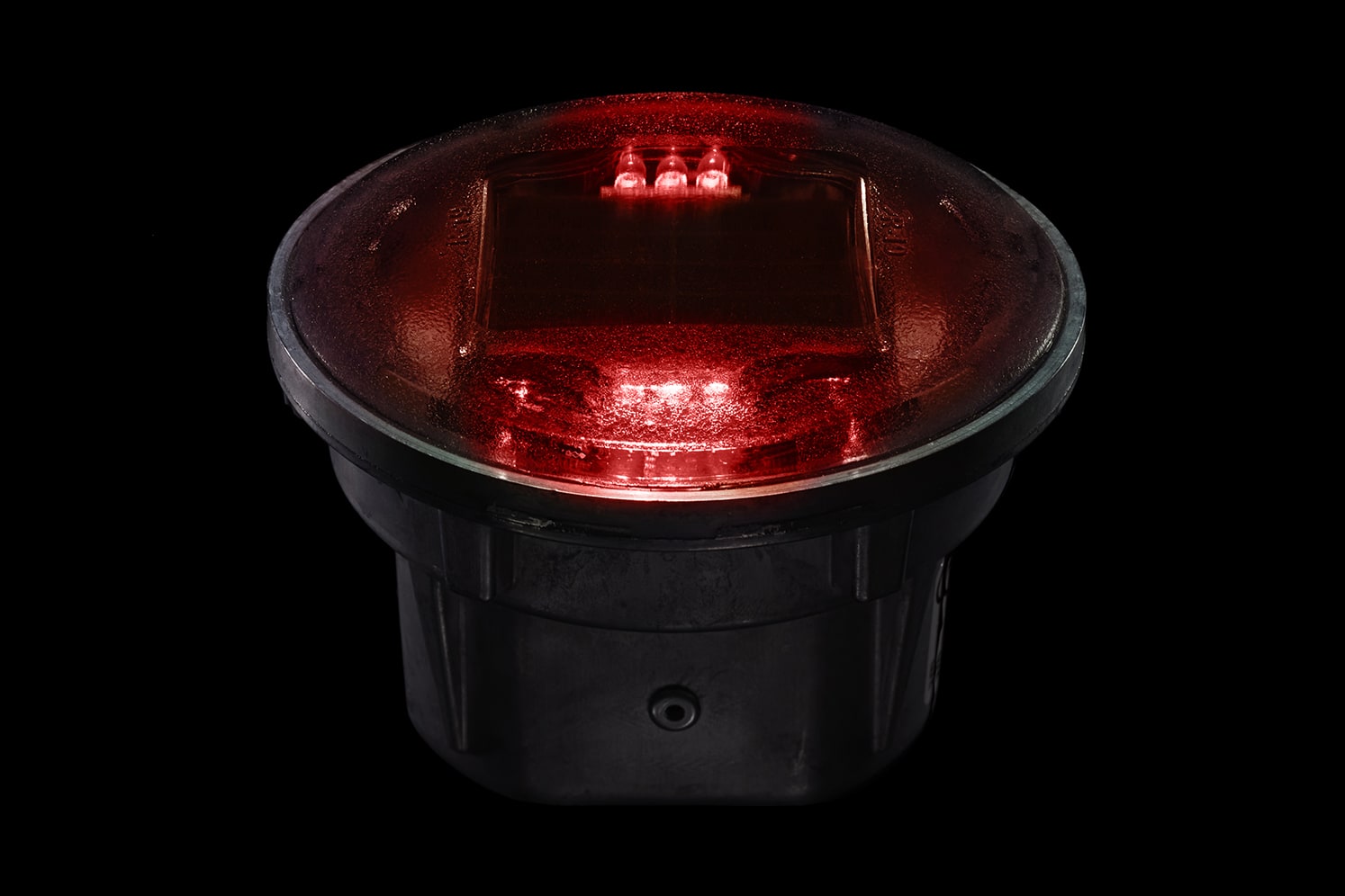 Solar illuminated marking for pedestrian and cycling areas - ECO-124 LED Red